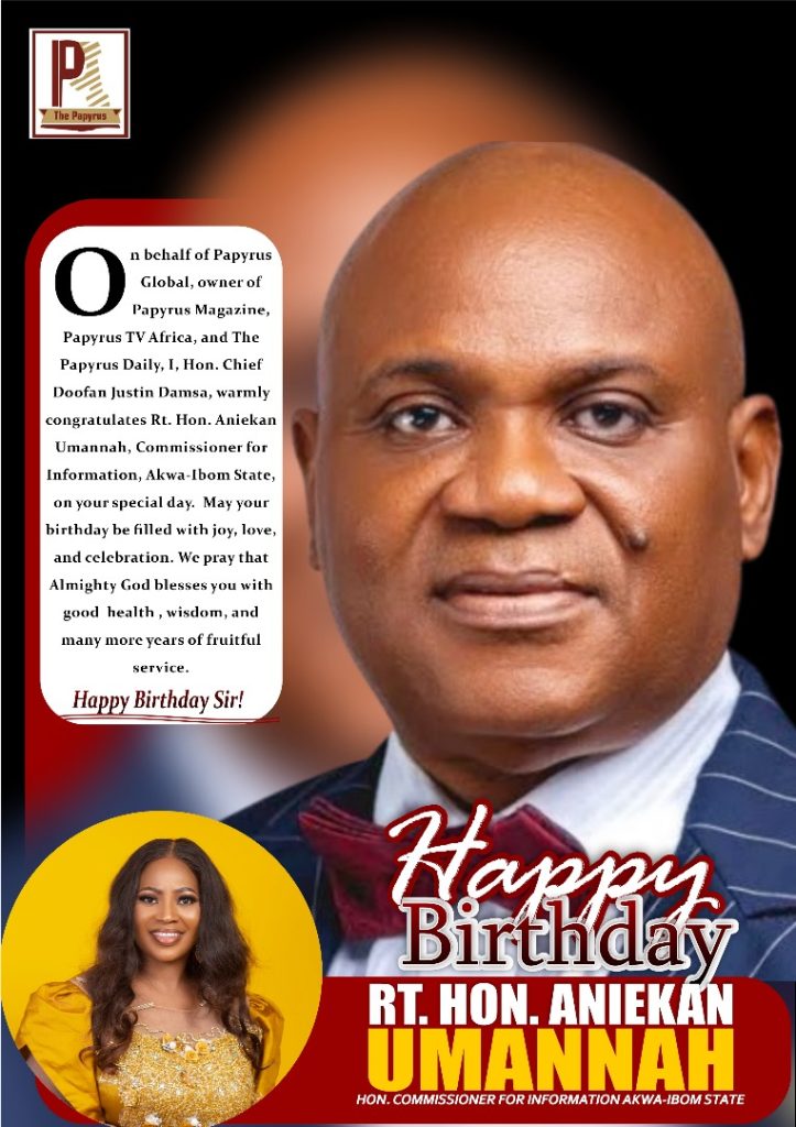 HAPPY BIRTHDAY RT.HON.ANIEKAN